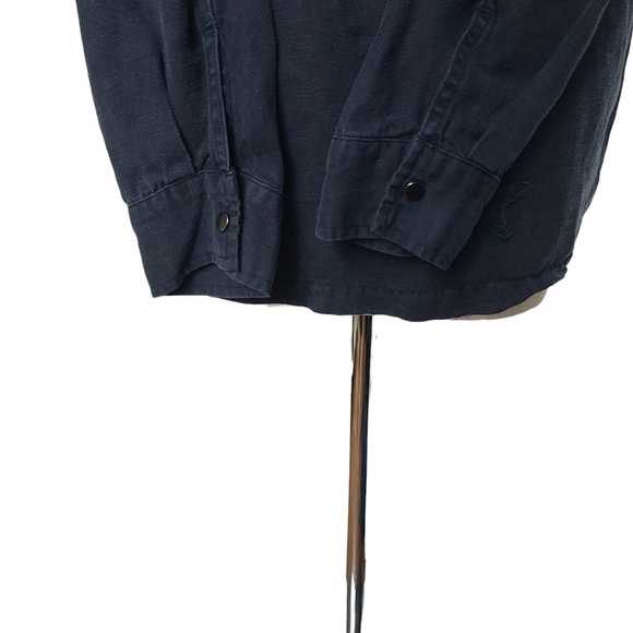 Rails Lancaster Indigo Star Full Zip Snap Button Closure Jacket M - Picture 8 of 11